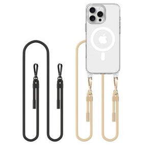iPhone 16 Pro Max Tech-Protect FlexAir Chain MagSafe Cover- sort og taupe