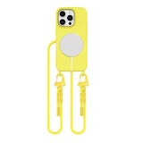 iPhone 16 Pro Max Tech-Protect MagNecklace MagSafe Cover - Gul