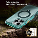 iPhone 16 Pro Max Torras Ostand Q3 Air MagSafe cover - Grøn