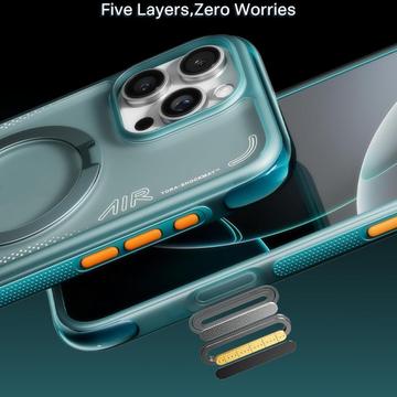 iPhone 16 Pro Max Torras Ostand Q3 Air MagSafe cover - Grøn