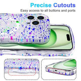 iPhone 16 Pro Max Wave-Edge Laser Glitter MagSafe Cover - stjerne