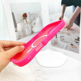 iPhone 16 Pro Max Bølgekant magnetisk hybrid cover - hot pink