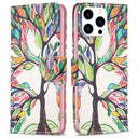 iPhone 16 Pro Max Wonder Series Pung - Farverige Træ