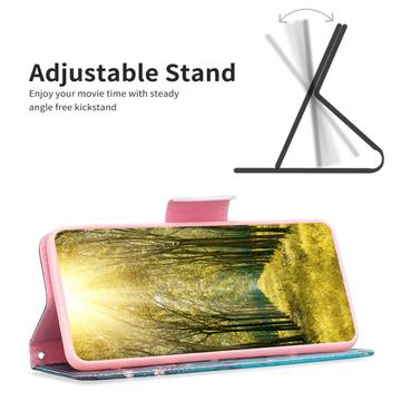 iPhone 16 Pro Max Wonder Series Pung - Hvid Blomster