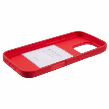 iPhone 16 Pro Mercury Goospery Soft Feeling Cover - rød