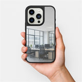 iPhone 16 Pro Spejl Cover - MagSafe-kompatibel - Sort