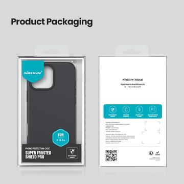 iPhone 16 Pro Nillkin Super Frosted Shield Pro Hybrid Cover - Grøn
