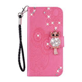 iPhone 16 Pro Ugle Rhinsten Pung - Hot Pink