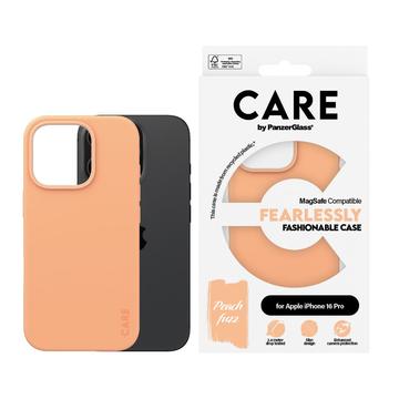 iPhone 16 Pro PanzerGlass Care Fearlessly Fashionable Cover - MagSafe-kompatibel - Fersken