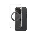 iPhone 16 Pro PanzerGlass Care Kickstand Cover - MagSafe-kompatibel - Klar / Sort