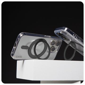 iPhone 16 Pro PanzerGlass Care Kickstand Cover - MagSafe-kompatibel - Klar / Sort