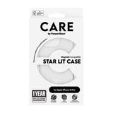 iPhone 16 Pro PanzerGlass Care Star Lit Cover - MagSafe-kompatibel - Hvid
