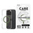 iPhone 16 Pro PanzerGlass Care Transparent Urban Combat Cover- MagSafe-kompatibel - Grøn