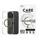 iPhone 16 Pro PanzerGlass Care Transparent Urban Combat Cover- MagSafe-kompatibel - Grøn