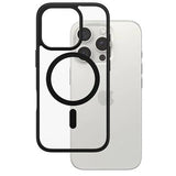 iPhone 16 Pro PanzerGlass HardCase MagSafe-kompatibel Cover - sort / gennemsigtig