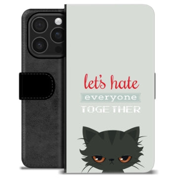iPhone 16 Pro Premium Flip Cover med Pung - Vred Kat