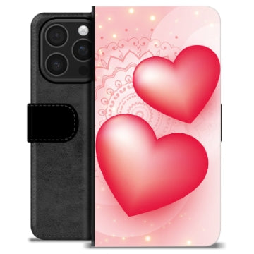 iPhone 16 Pro Premium Flip Cover med Pung - Kærlighed