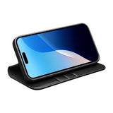 iPhone 16 Pro Qialino Classic Læderpung - Sort