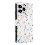 iPhone 16 Pro Rhombisk Blomsterpung - farverige blomster