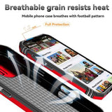 iPhone 16 Pro Roterende Ring Hybrid Cover med Kameraskjold - Rød