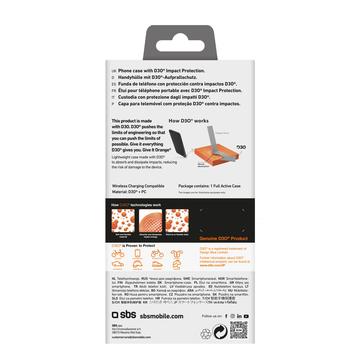 iPhone 16 Pro SBS Full Active D3O Cover - Sort