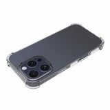 iPhone 16 Pro Stødsikkert TPU Cover - Gennemsigtig