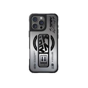 iPhone 16 Pro Skinarma Kira Kobai Mag Cover med greb-stativ - Krom