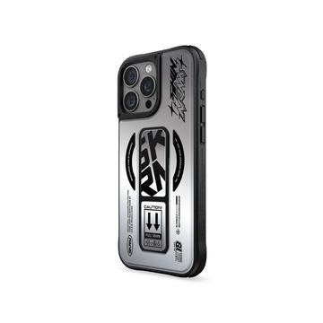 iPhone 16 Pro Skinarma Kira Kobai Mag Cover med greb-stativ - Krom