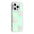 iPhone 16 Pro Funklende Kærlighed og Perle Hybrid Cover - Grøn