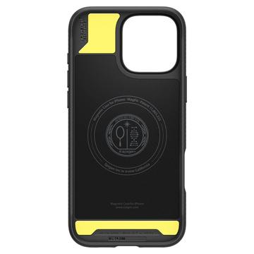 iPhone 16 Pro Spigen Rugged Armor Mag TPU Cover - Sort