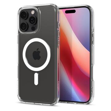 iPhone 16 Pro Spigen Ultra Hybrid Mag Cover - Hvid / Klar