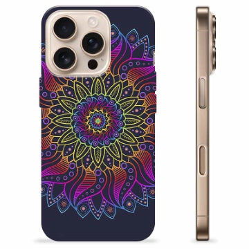 iPhone 16 Pro TPU Cover - Farverig Mandala