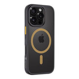 iPhone 16 Pro Tactical MagForce Hyperstealth 2.0 MagSafe Cover - sort / gul