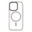 iPhone 16 Pro Tactical MagForce Hyperstealth Hybrid Cover - Lysegrå