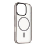 iPhone 16 Pro Tactical MagForce Hyperstealth Hybrid Cover - Lysegrå