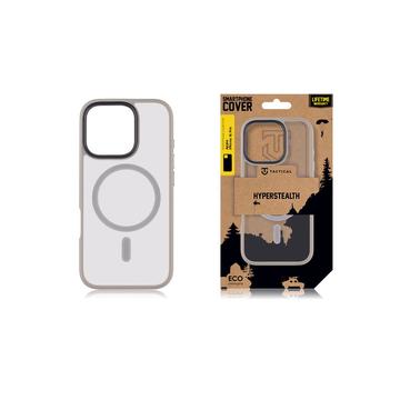 iPhone 16 Pro Tactical MagForce Hyperstealth Hybrid Cover - Lysegrå