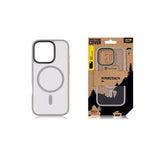 iPhone 16 Pro Tactical MagForce Hyperstealth Hybrid Cover - Lysegrå