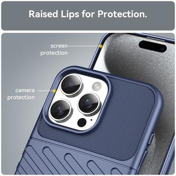 iPhone 16 Pro Thunder Series TPU Cover - Blå