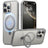 iPhone 16 Pro Torras Guardian Ostand MagSafe Cover - Titanium grå