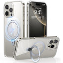 iPhone 16 Pro Torras Guardian Ostand MagSafe Cover - Gennemsigtig