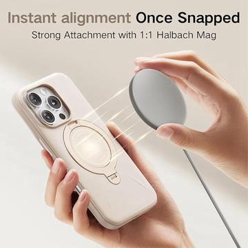 iPhone 16 Pro Torras Ostand Q Pro MagSafe Cover - Elfenben