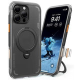 iPhone 16 Pro Torras Ostand Q3 Air MagSafe cover - Sort