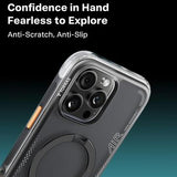 iPhone 16 Pro Torras Ostand Q3 Air MagSafe cover - Sort