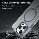 iPhone 16 Pro UltraGuard Matte MagSafe Cover - mørkeblå