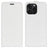 iPhone 16 Pro Vertikal Flip Taske med Kortholder - Hvid