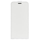 iPhone 16 Pro Vertikal Flip Taske med Kortholder - Hvid