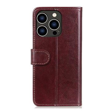 iPhone 16 Pro Pung med Magnetisk Lukning - brun