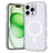 iPhone 16 Pro Wave-Edge Laser Glitter MagSafe Cover - Klar