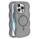 iPhone 16 Pro Bølgekant magnetisk hybrid cover - grå