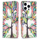 iPhone 16 Pro Wonder Series Pung - Farverige Træ